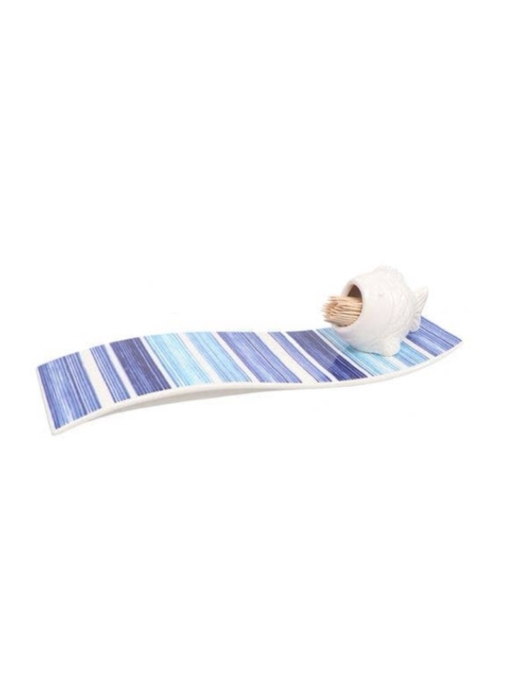 DEI CERAMIC tray amd fish toothck holder